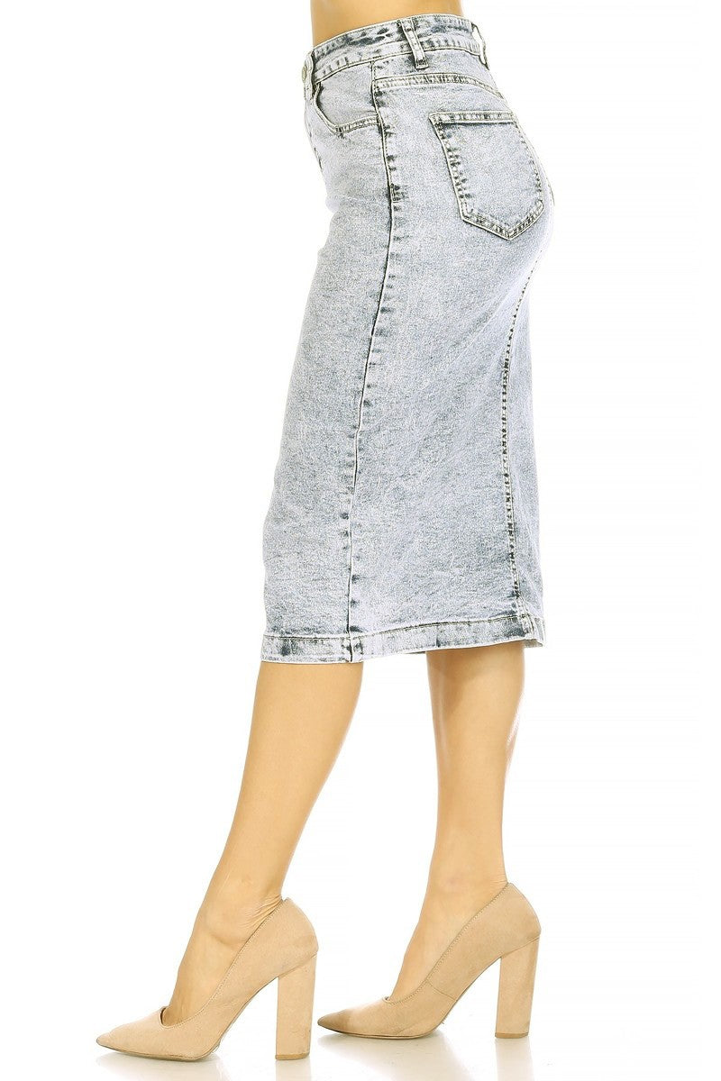 Blue Wash Skirt