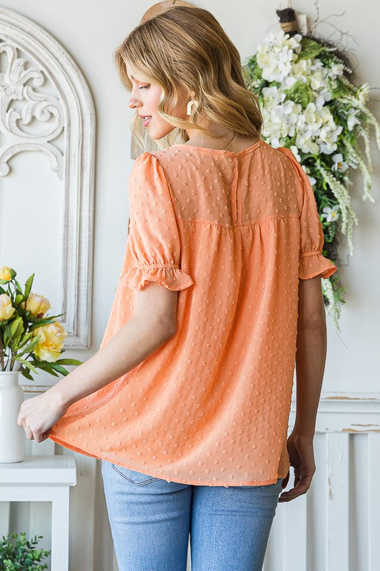Peach Blouse