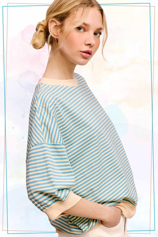 Seafoam Cream Top