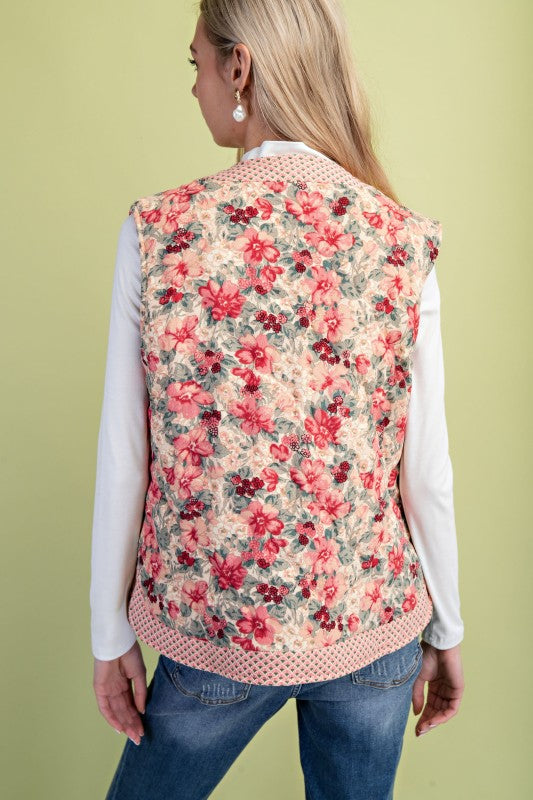 Floral Vest