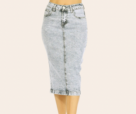 Blue Wash Skirt