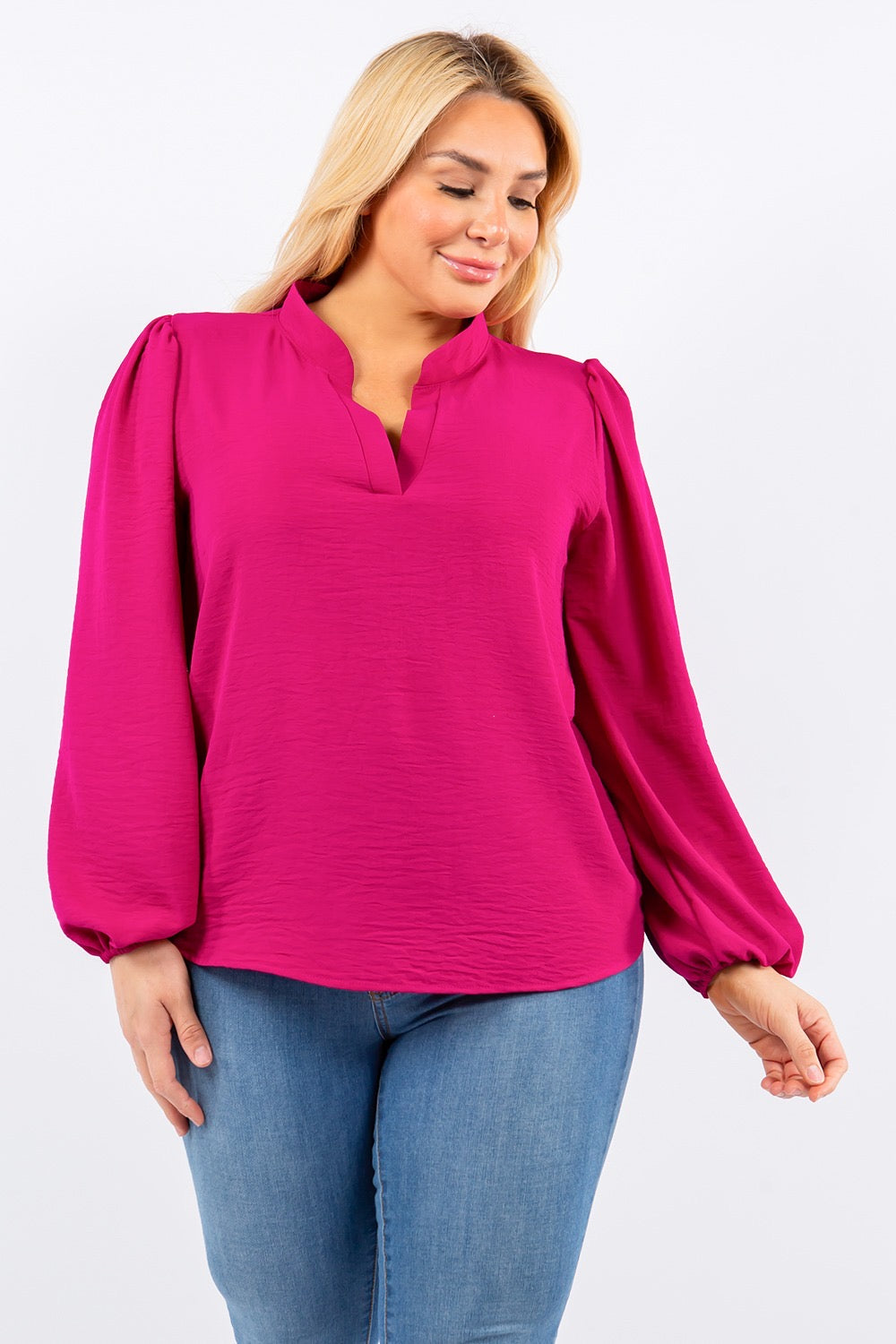 Fuchsia Top - Plus Size