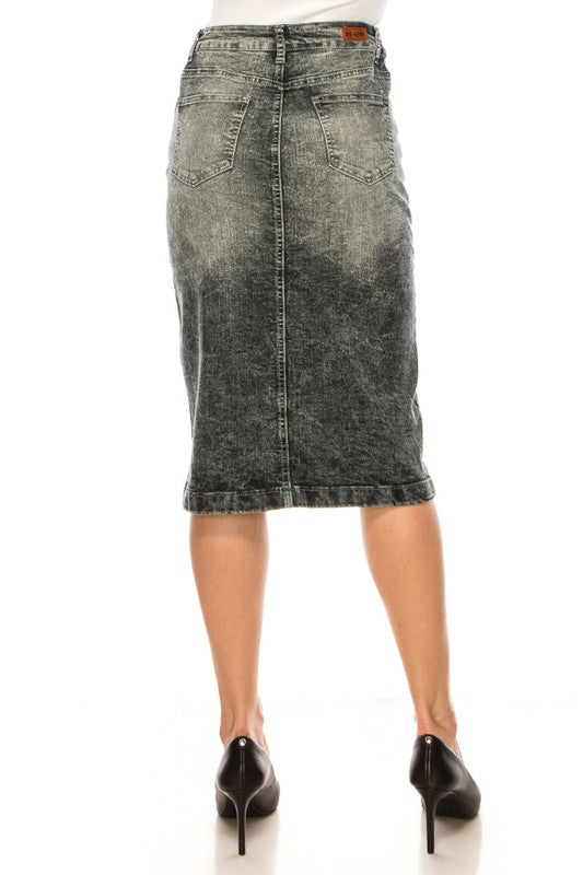 Black Wash Skirt