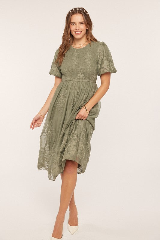 Sage Elegance Dress