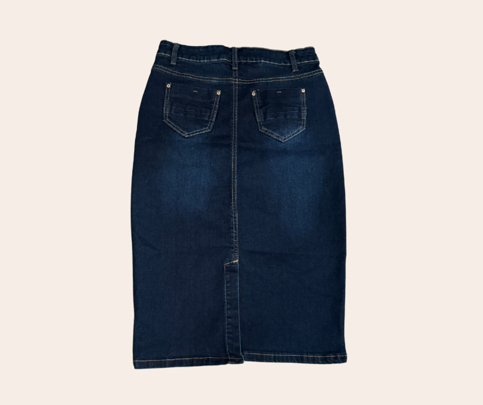 Soul Dark Blue Denim Skirt