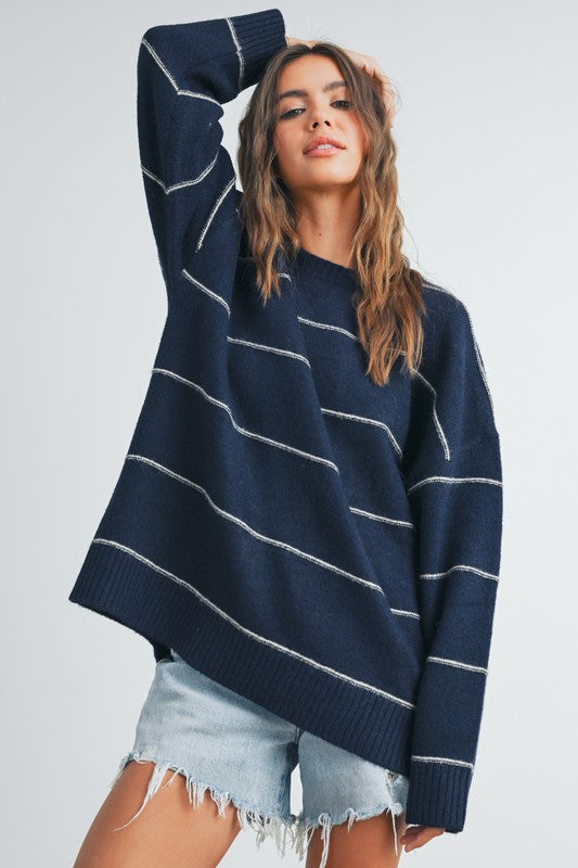 Navy Sweater