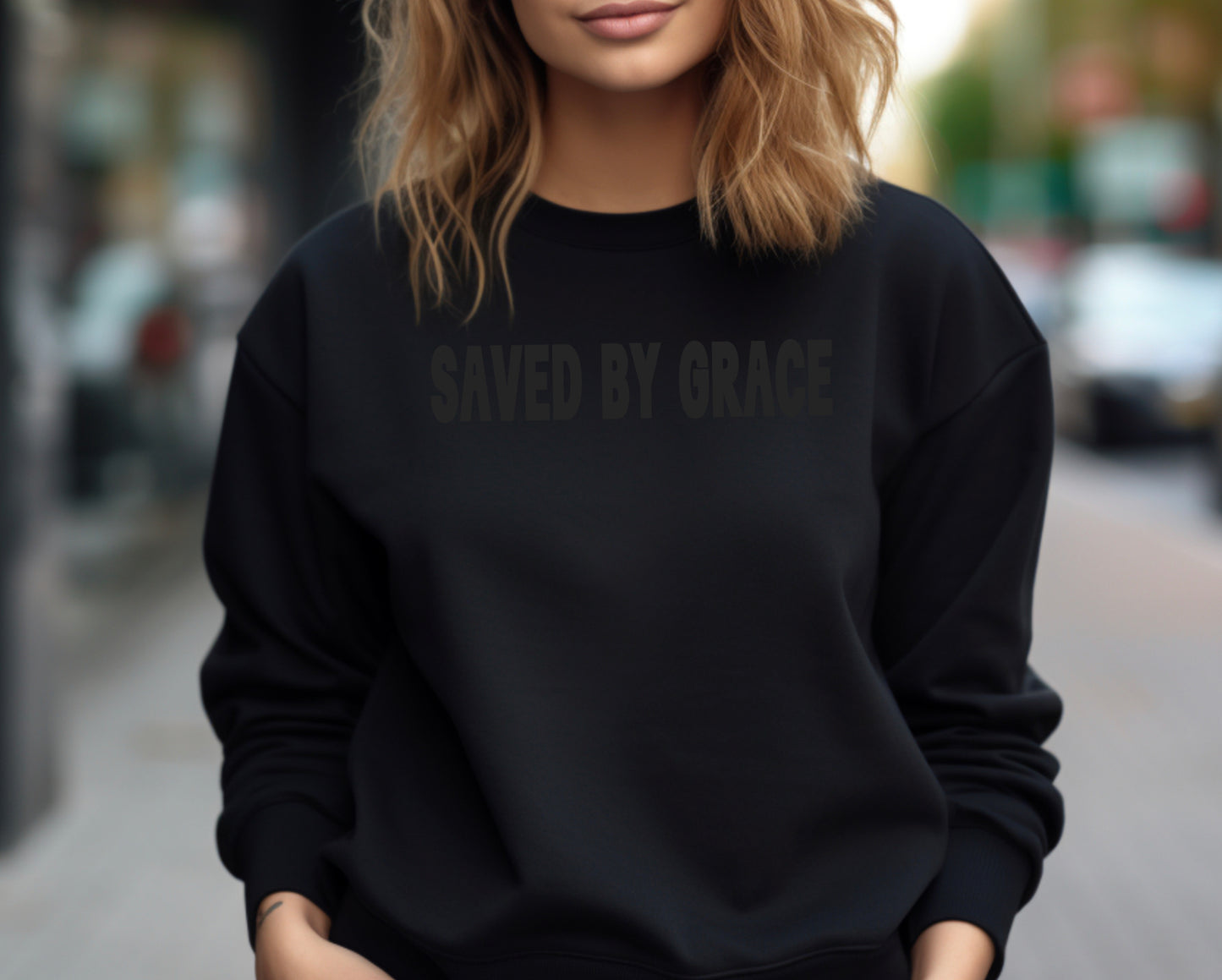 Saved by Grace Crewneck