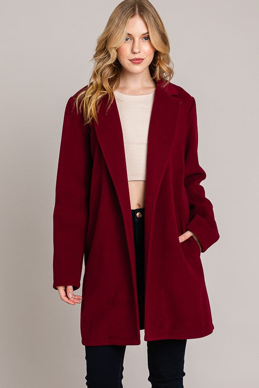 Burgundy Coat