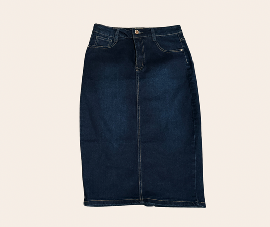 Soul Dark Blue Denim Skirt