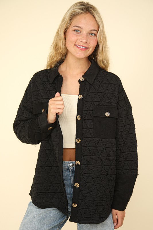 Black Quilted Jacket