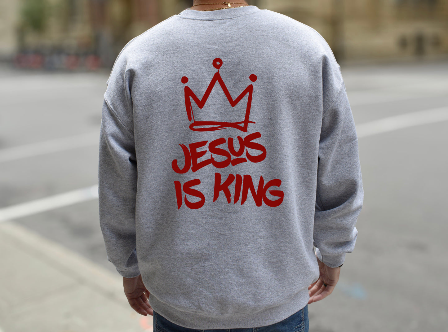 Jesus is King Crewneck no