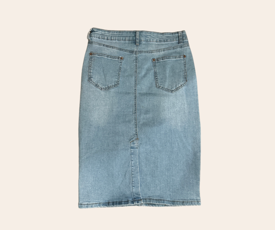 Soul Light Blue Denim Skirt