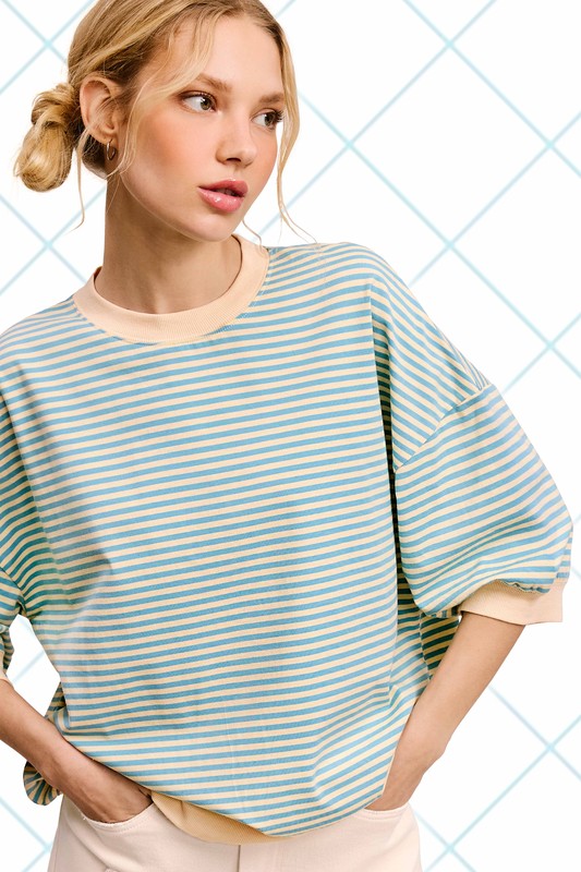 Seafoam Cream Top