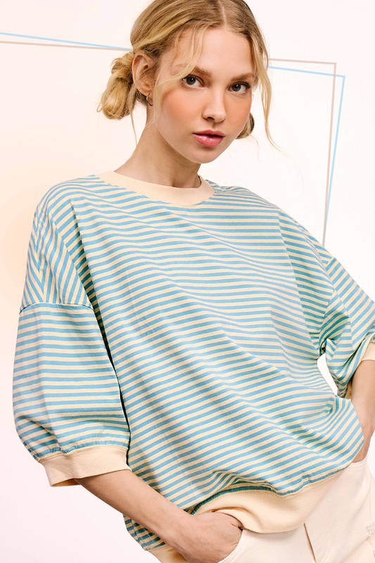 Seafoam Cream Top