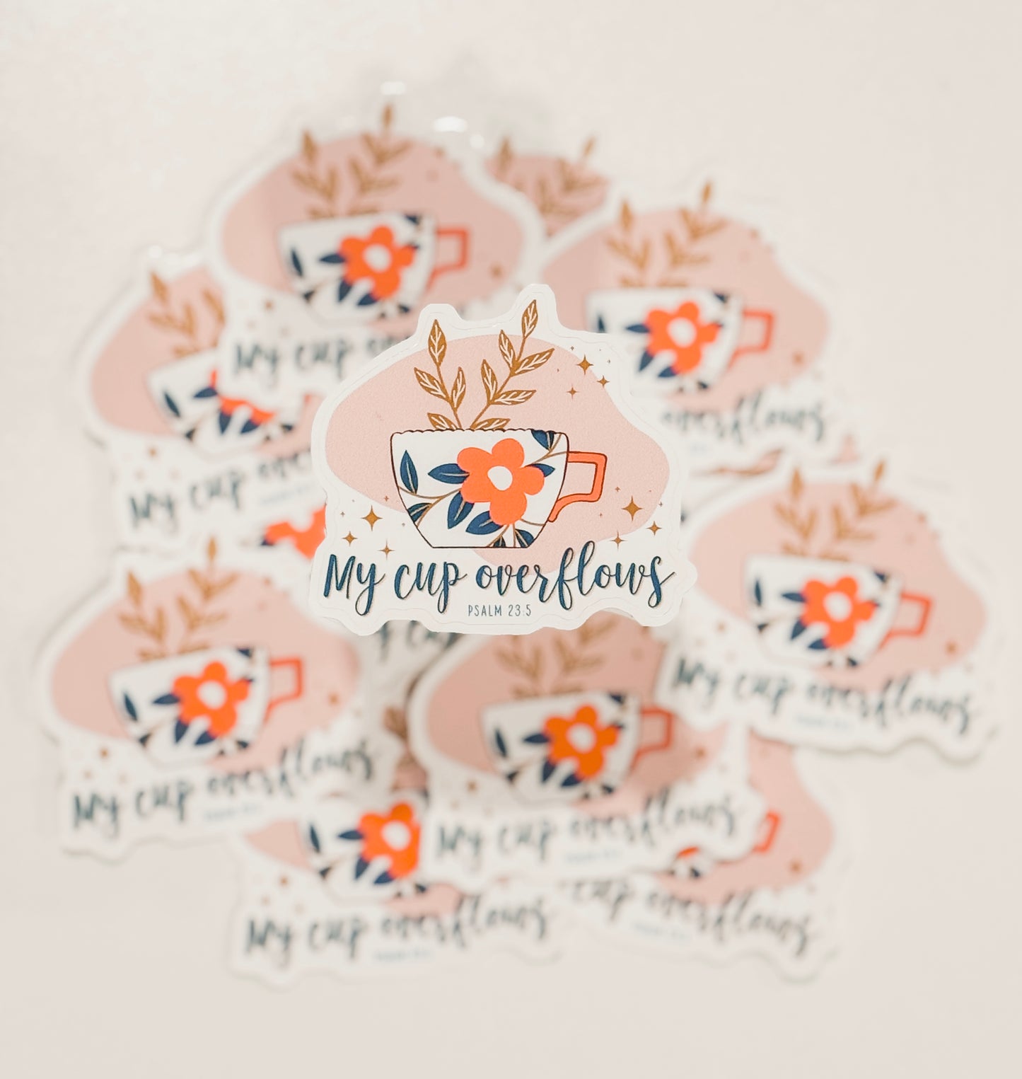 My Cup Overflows Sticker